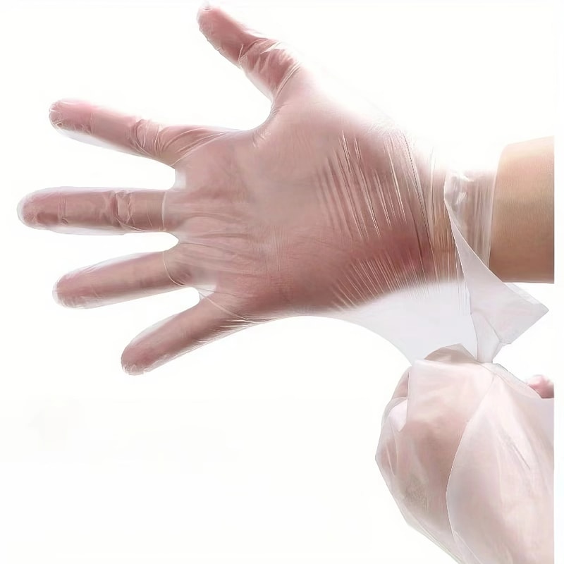 Premium Transparent Waterproof Disposable Kitchen Gloves