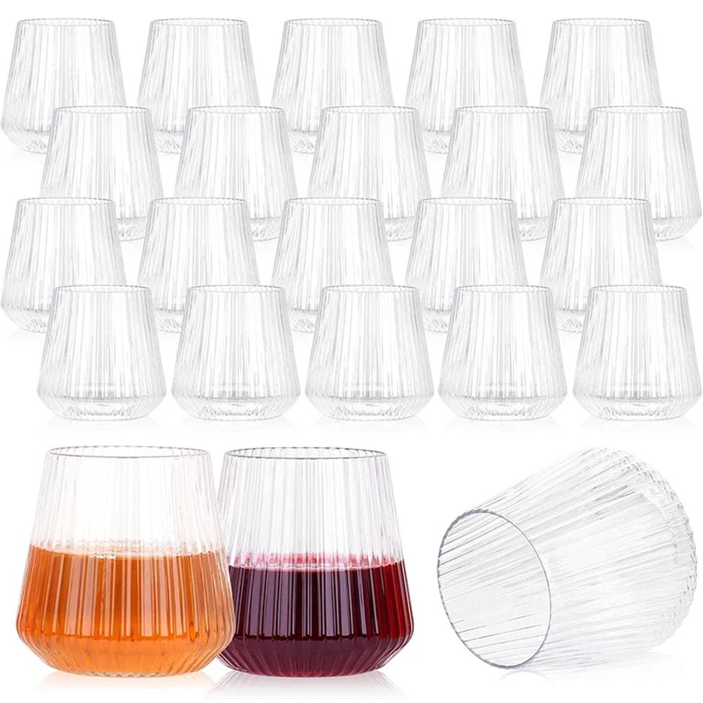 Party Unbreakable Drinkware Disposable Wine Glasses
