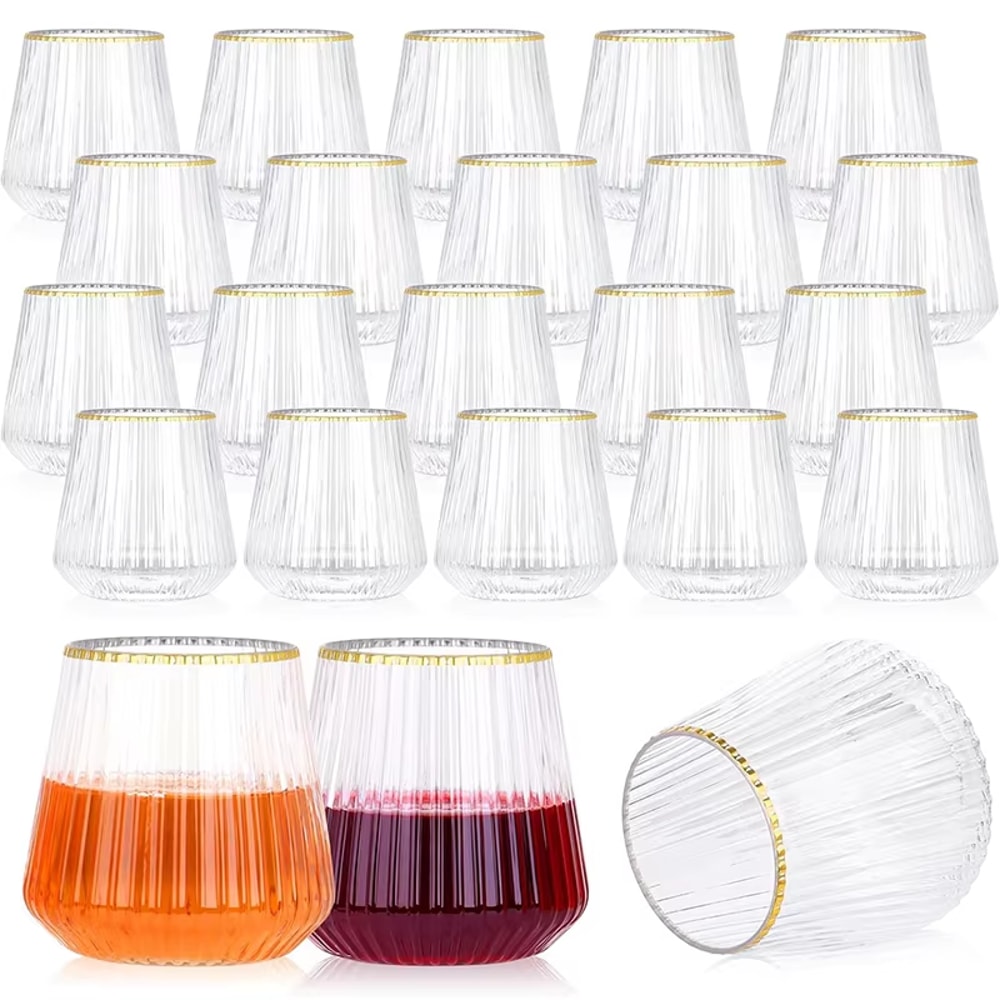 Party Unbreakable Drinkware Disposable Wine Glasses