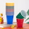 Colorful Disposable Aviation Cups For Parties Juice Travel And Everyday Drinks 0