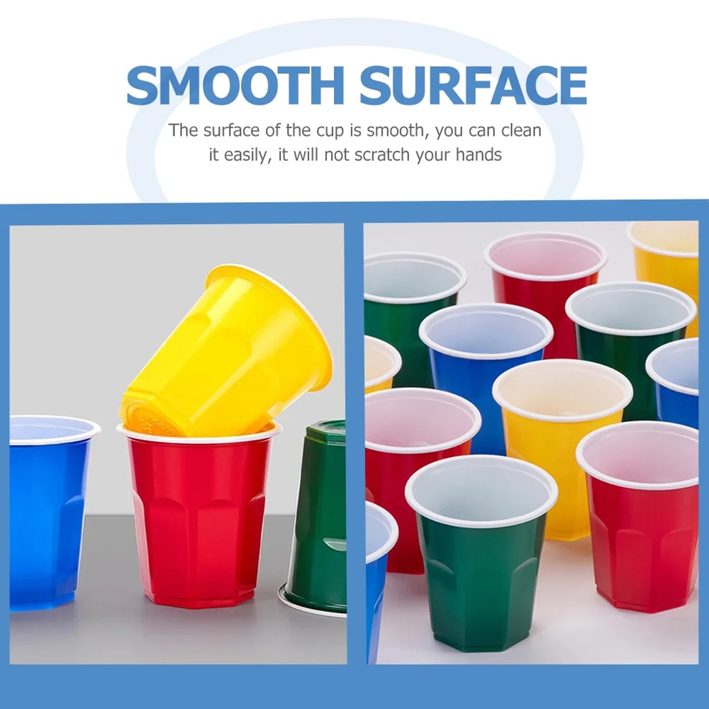 Colorful Disposable Aviation Cups For Parties Juice Travel And Everyday Drinks 1
