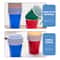 Colorful Disposable Aviation Cups For Parties Juice Travel And Everyday Drinks 5