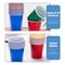 Colorful Disposable Aviation Cups For Parties Juice Travel And Everyday Drinks 5