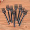 Disposable Black Cake & Dessert Forks Elegant Transparent Party Tableware