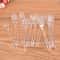 Disposable Black Cake & Dessert Forks Elegant Transparent Party Tableware
