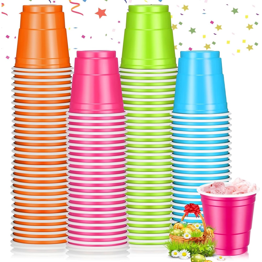 Disposable Shot Glasses Mini Plastic Party Cups 0