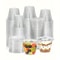 Disposable Clear Plastic Cups with Lids Party & Picnic Drinkware