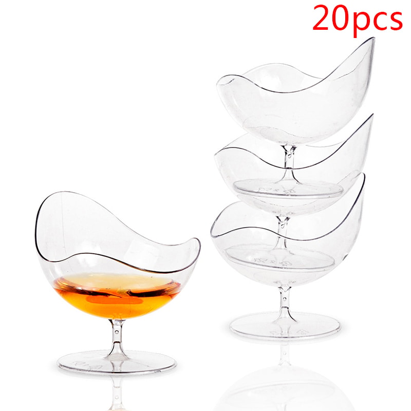 Clear Disposable Dessert Cups for Parties Weddings Mousse Ice Cream