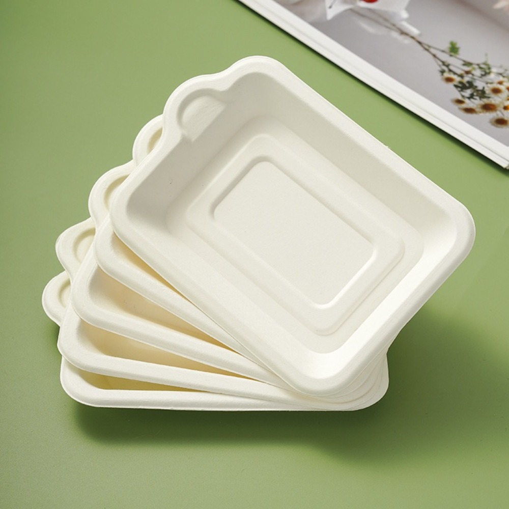 Biodegradable Disposable Paper Plates Thick Compostable Party Plates 0
