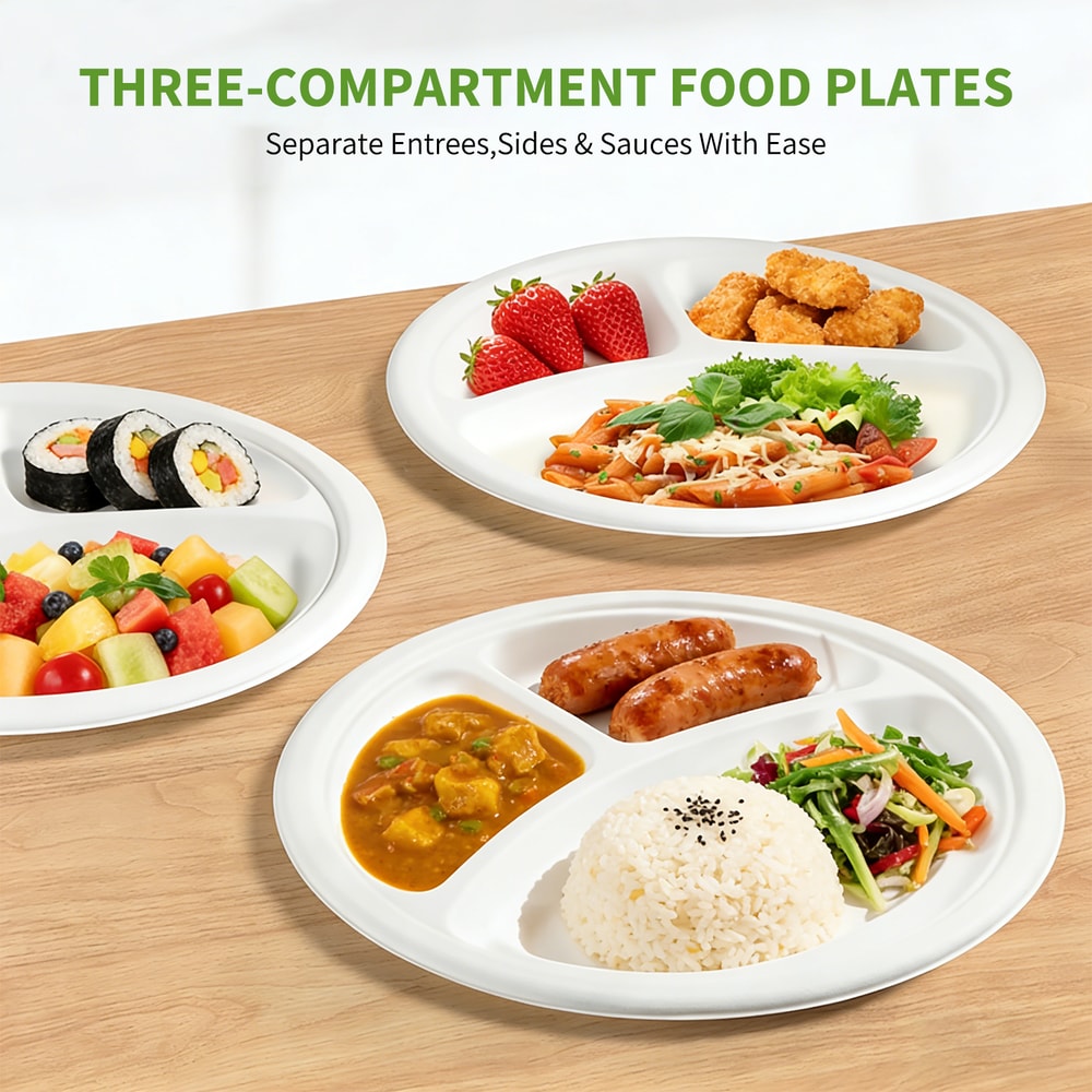 Premium Eid Mubarak Paper Plates Ramadan Disposable Plates For Party Festive Tableware 3