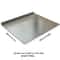 Stainless Steel Folding Chopping Board Double Sided L Shaped Kitchen Prep Board
