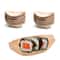 Disposable Wooden Serving Trays Pine Wood Food Boats for Catering & Parties