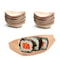 Disposable Wooden Serving Trays Pine Wood Food Boats for Catering & Parties