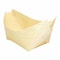 Disposable Wooden Serving Trays Pine Wood Food Boats for Catering & Parties