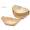 Disposable Wooden Serving Trays Pine Wood Food Boats for Catering & Parties