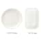 Premium Party & Disposable Paper Plates Rectangular & Round Cake Serving Trays