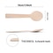Mini Wooden Spoons for Desserts Parties Weddings and Camping