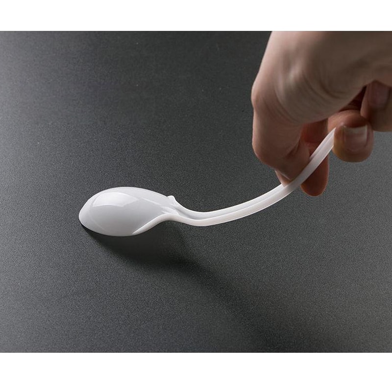 Disposable Plastic Spoons for Ice Cream and Party Tableware