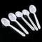 Disposable Plastic Spoons for Ice Cream and Party Tableware