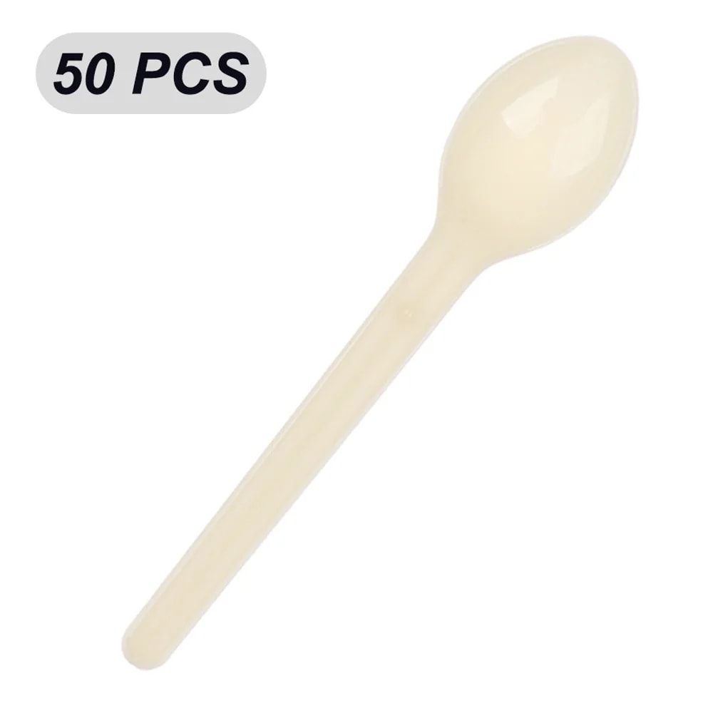 Disposable Plastic Cutlery Set for Desserts, Parties & Snacks