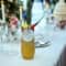 Clear Ribbed Stemless Plastic Champagne Flutes Disposable Party Glasses 1