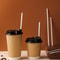 Disposable Three Hole Coffee Straw Stirrer Sticks For Hot And Cold Drinks 1
