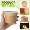 Paper Soup Containers with Lids Bulk Pack Disposable Food Containers