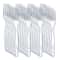 Clear Transparent Disposable Forks for Dessert, Fruit and Party Serving