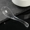 Clear Plastic Soup Spoons Disposable Dessert and Party Serving Set