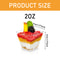 Clear Dessert Cups Disposable Mini Cups for Mousse, Pudding and Ice Cream