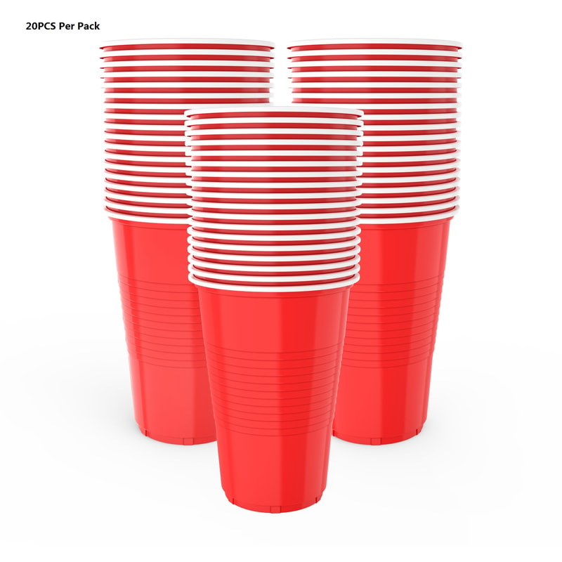 Premium Disposable Party Cups Red Party Cups for Events & Gatherings