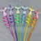 Premium Mermaid Tail Spiral Drink Straws Reusable Party & Beach Drink Decorations