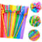 Flexible Disposable Straws for Party Drinks and Everyday Beverages