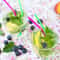 Flexible Disposable Straws for Party Drinks and Everyday Beverages