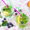 Flexible Disposable Straws for Party Drinks and Everyday Beverages