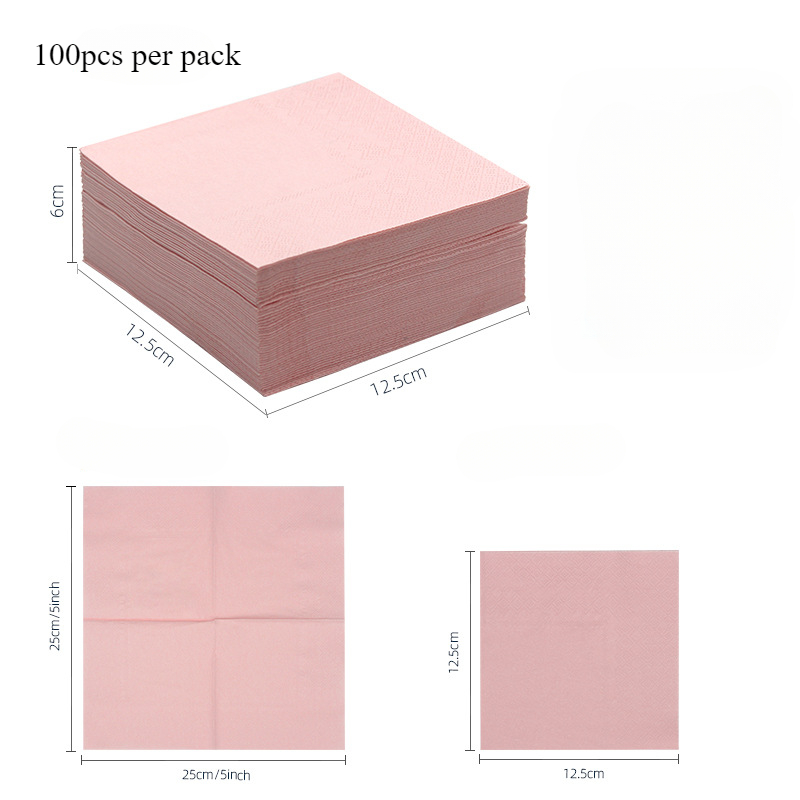 Colored Party Napkins Disposable Paper Napkins For Banquets And Events 2