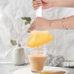 reusable mesh strainer bag for brewing, wine & fruit filtration