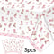 Pink Bow Cowgirl Birthday Tablecloth For Girls Western Party Decorations 6