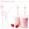 Pink Bow Reusable Party Straws Set for Girls Birthday, Baby Shower & Bridal Celebration Decor