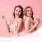 Pink Bow Reusable Party Straws Set for Girls Birthday, Baby Shower & Bridal Celebration Decor