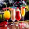 Tropical Umbrella Drink Straws Set Cocktail Party Straws