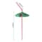 Tropical Umbrella Drink Straws Set Cocktail Party Straws
