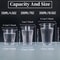 Premium Clear Disposable Plastic Cups For Drinks Parties Bulk Household Tableware 1