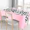 Pink Cowgirl Party Tablecloth Western Cowboy Table Cover for Rodeo Birthday Decor