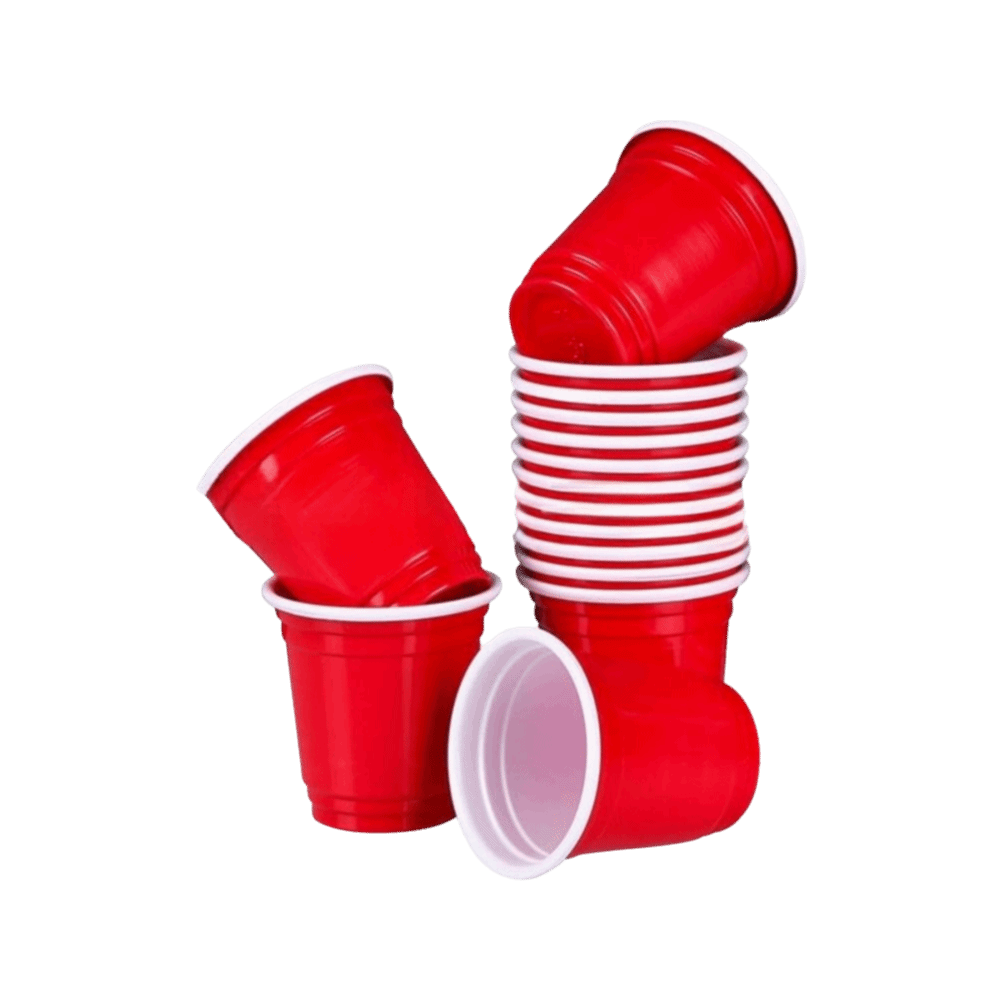 Premium Red Disposable Mini Party Cups for Events & Tastings