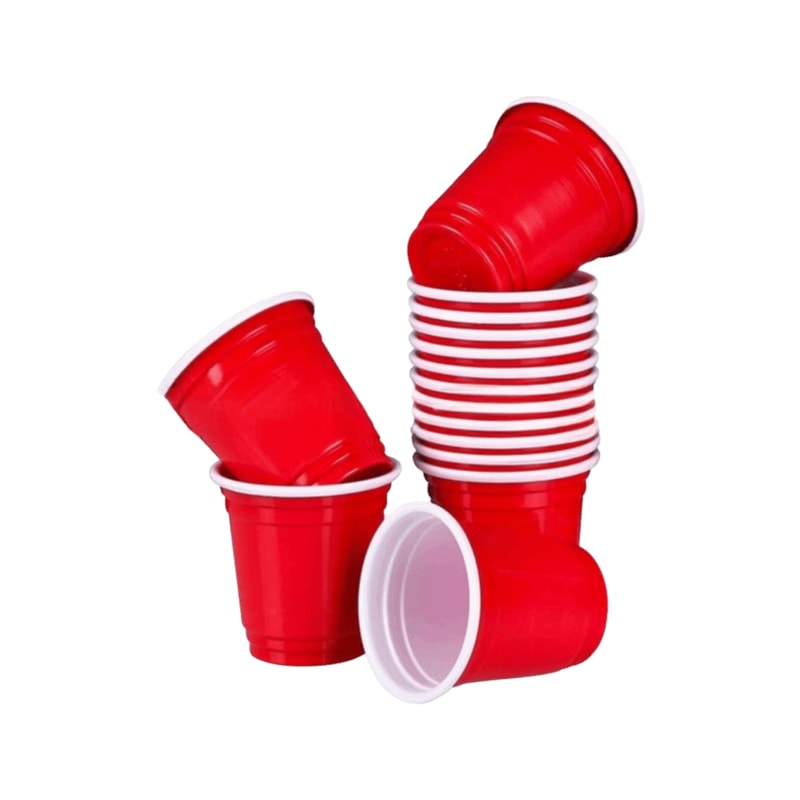 Premium Red Disposable Mini Party Cups for Events & Tastings