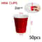 Premium Red Disposable Mini Party Cups for Events & Tastings