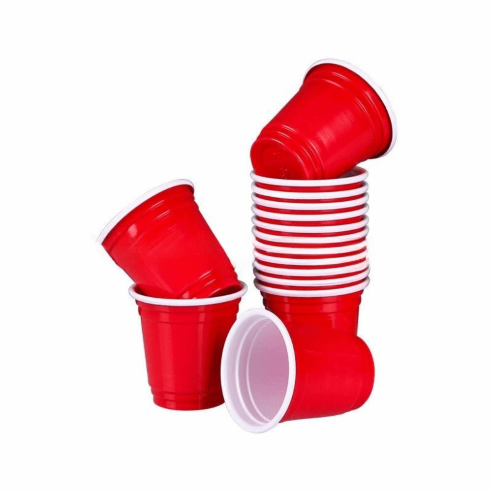 Premium Red Disposable Mini Party Cups for Events & Tastings