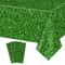 Premium Green Grass Party Table Cover Sports & Birthday Party Decorations