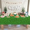 Premium Green Grass Party Table Cover Sports & Birthday Party Decorations